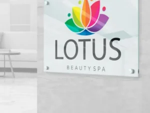 Clear Acrylic Signs