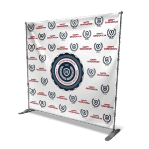 Vinyl Background Banner w/ Stand